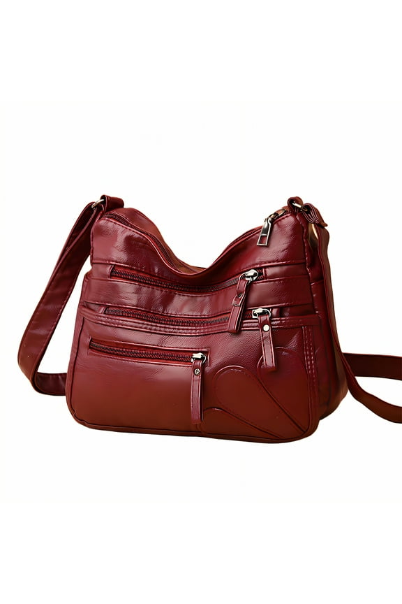 Shoulder Bags,Simple Shoulder Bag for Women,Stylish Exterior Shoulder Purse,Red