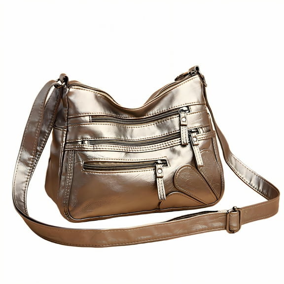 GASTROPOD Shoulder Bags,Spacious Shoulder Bag for Women,Adjustable Shoulder Purse,Bronze