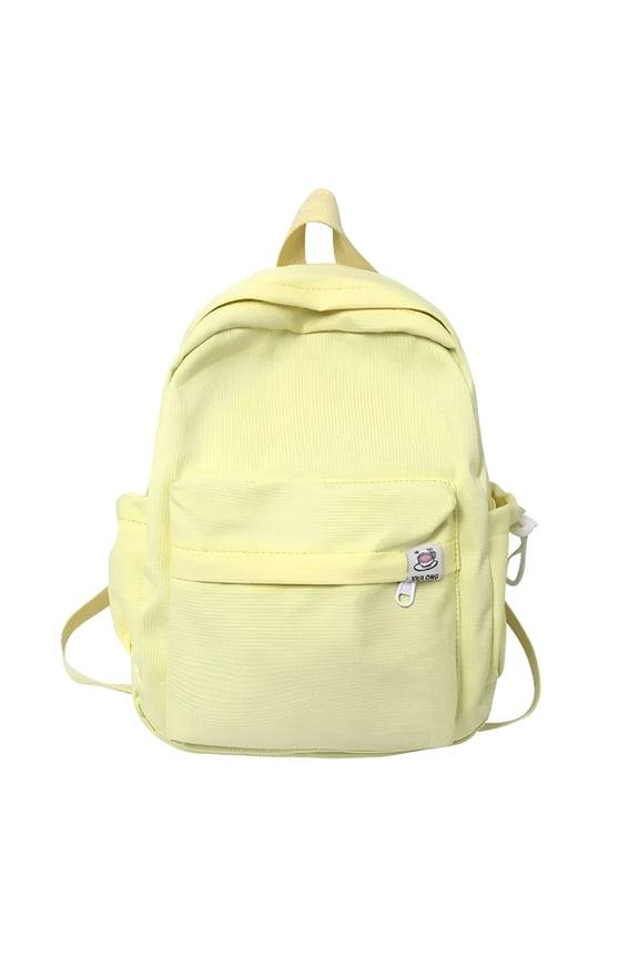 Small Backpack, Multicolor Mini Backpack, Aesthetic Cute Solid Color Backpack, Nylon Laptop Bag for Women, Lightweight Daypack with Padded Straps