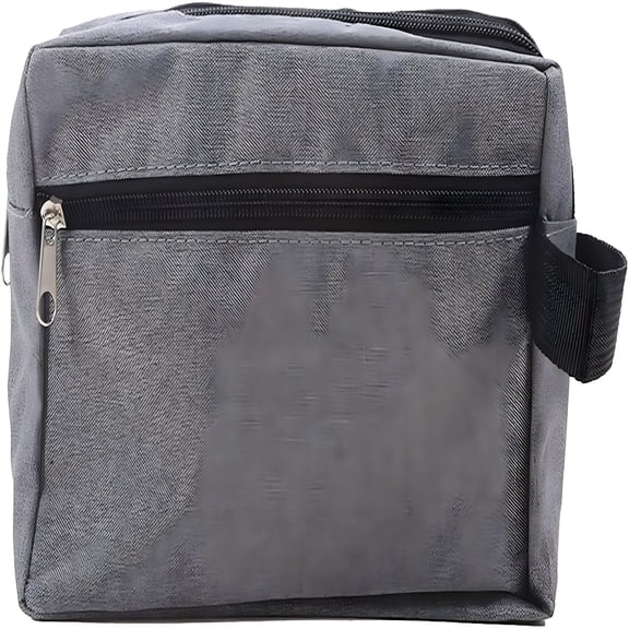 GASTROPOD Small Toiletry Bag for Men Women Dopp Kit Water Resistant Shaving Bag Foldable Storage Bags with Divider and Handle for Cosmetics Tools,Dark Grey