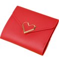 thumbnail image 1 of GASTROPOD Small Wallets Woman Convenient Card Storage Card Holder for Women Stylish Metal Heart Small Womens Wallet Red, 1 of 2