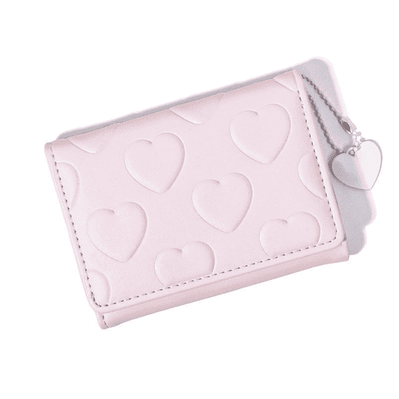 GASTROPOD Small Wallets Woman,Japanese Style Short Style Card Holder Walletfor Women,Cute Little Wallet Card Holder Small Walletfor Women,Walletfor Girls,Pink