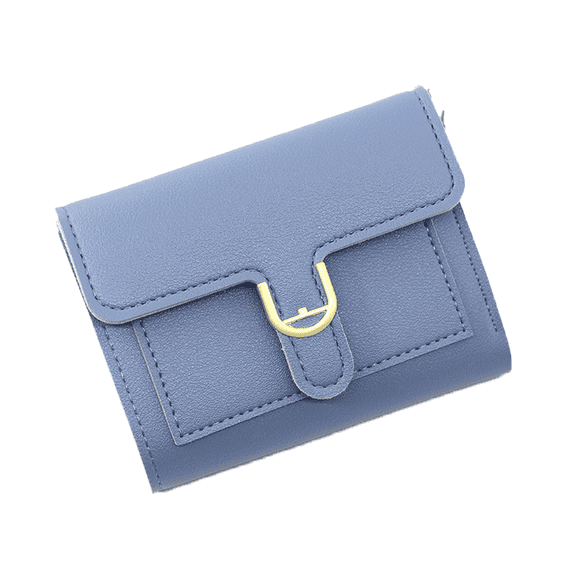 GASTROPOD Small Wallets Woman,Short High-End Handbag Card Holder Walletfor Women,Fashionable Coin Purse Small Walletfor Women,Walletfor Girls,Blue