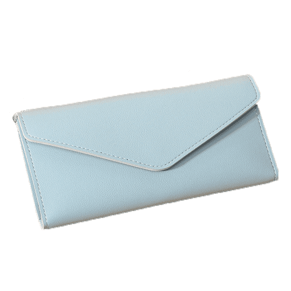 GASTROPOD Small Wallets Woman Wallet Short Cute Coin Purse Card Holder Wallet for Women Pu Simulated Leather Card Holder Small Wallet for Women Wallet for Girls Light Blue