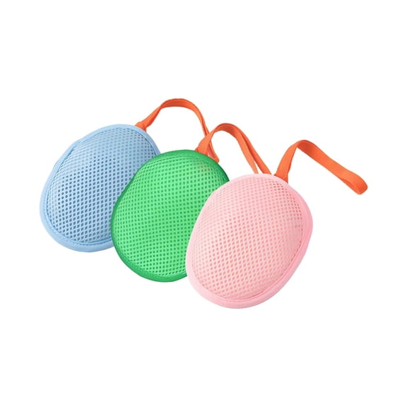 GASTROPOD Soap Saver Bag, Exfoliating Soap Bag Bar Soap Pouch, Mesh Soap Bags for Soap Bars Foam Net Soap Saver for Shower Bath, 3Pcs, Soap Saver Exfoliating & 3Pcs