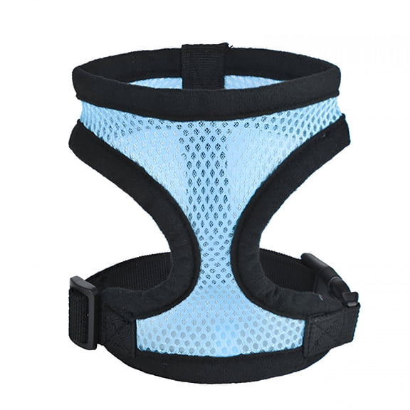 GASTROPOD Soft Mesh Dog Harness Pet Walking Vest Puppy Padded Harness Adjustable Dog Harnesses (Xs,Blue)