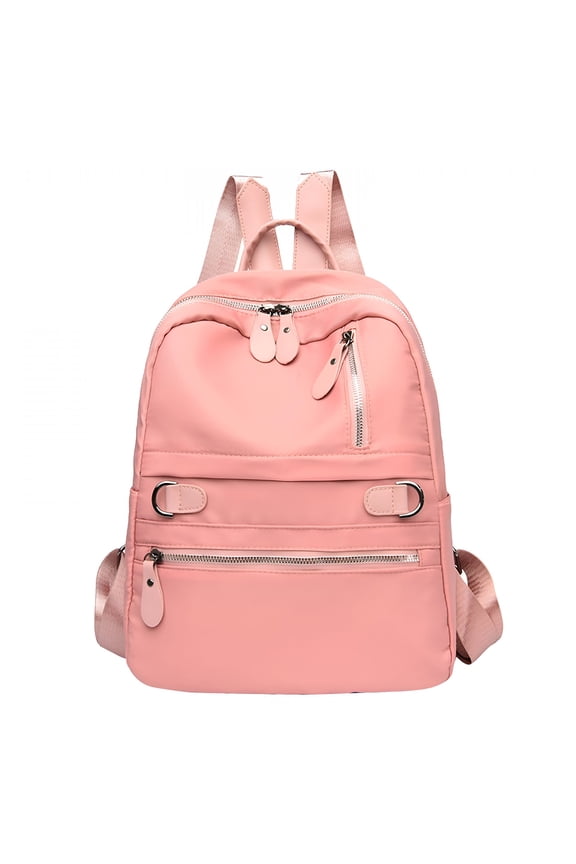 Solid Color Backpack Outdoor Leisure Campus Backpack Youth Fashion Schoolbag 18x14x8 Backpack Small Backpacks Backpack Purse for Women Medium Size Grocery Backpack Foldable