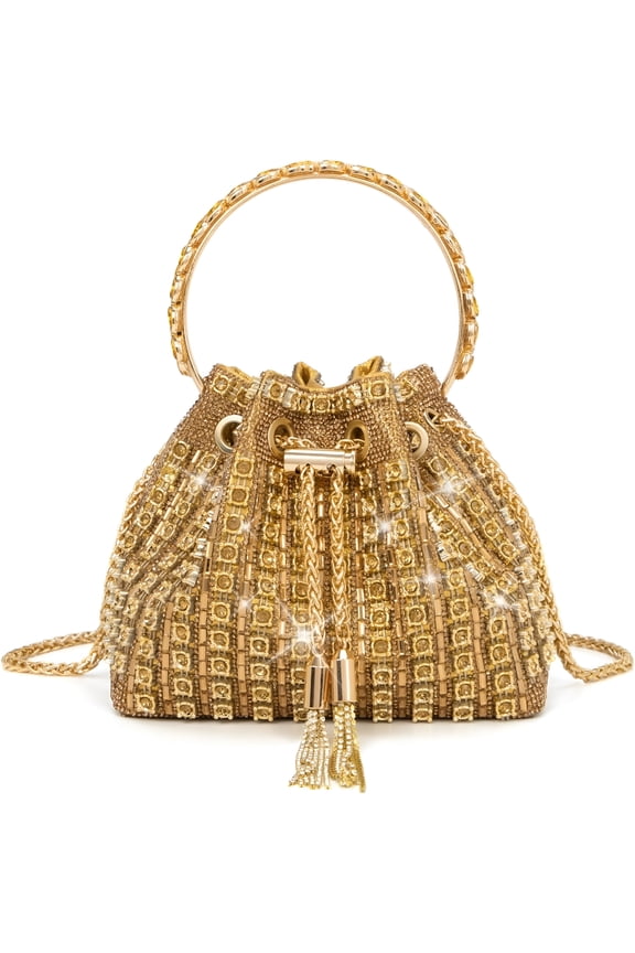 Sparkly Diamond Evening Bag Clutch Purses for Women Rhinestone Purse Glitter Handbag for Party Prom Cocktail Wedding