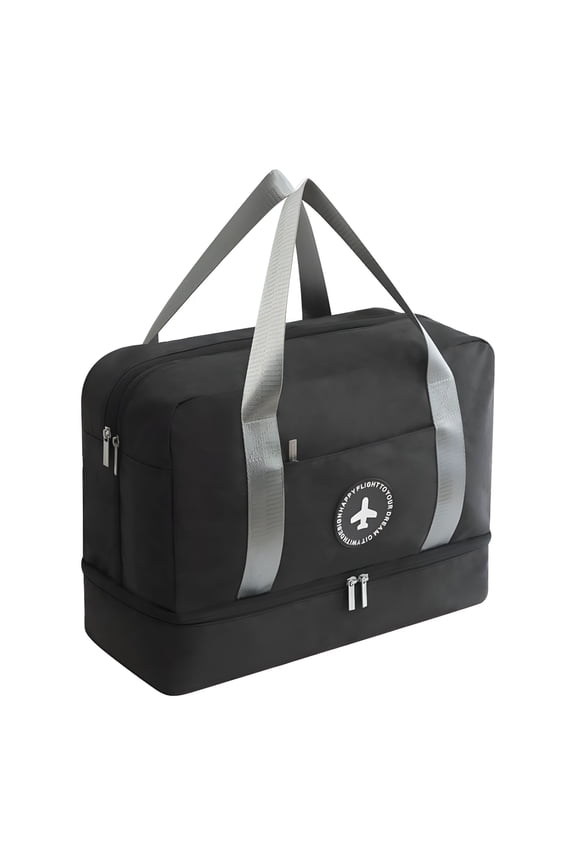 Sports Gym Bag with Wet Pocket, Shoes Compartment, Small Travel Duffel Bag, Packable Luggage Gym Bag for Women and Men