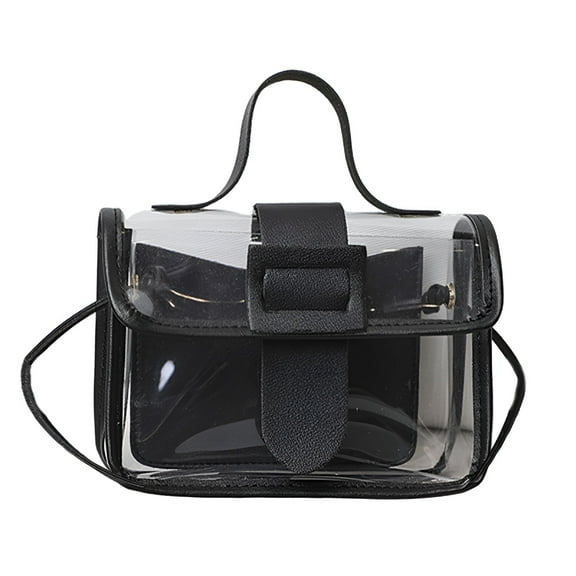 GASTROPOD Stadium Approved Clear Crossbody Bag with Adjustable Straps -Clear Purses Waterproof Purse for Concerts,Festivals,Sports Events (7X5In)