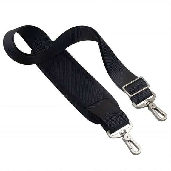 GASTROPOD Straps for Bags Replaceable Shoulder Strap High Strength PP Material 3.8x133cm Dual Hook Clips Adjustable Bag Strap Purse Straps,Black