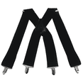 thumbnail image 1 of GASTROPOD Suspenders for Men Adjustable Length Crossback Design Suspenders for Men Heavy Duty Clips Elastic Men's Suspenders 5x100cm,Black, 1 of 2