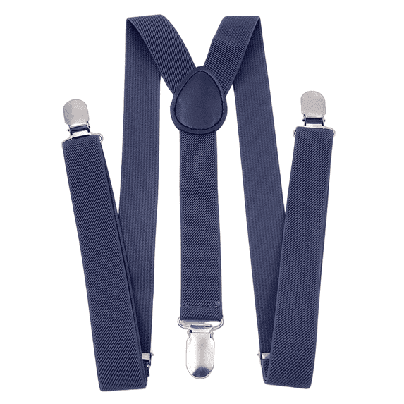 GASTROPOD Suspenders for Men Y-Back Adjustable Strap Elastic Men’s Suspenders Heavy Duty Unisex Suspenders 2.5cmx100cm,Deep Gray