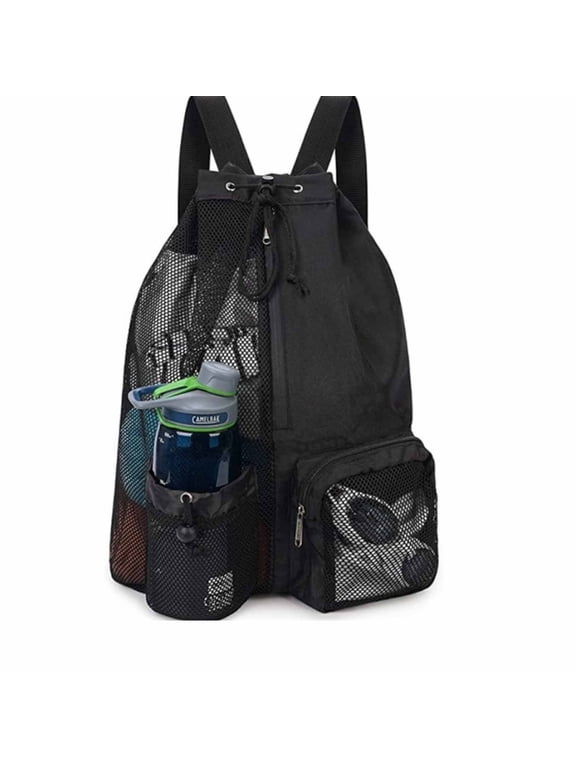 Breathable Mesh Swim Backpack for Beach,Lightweight Adjustable Waterproof