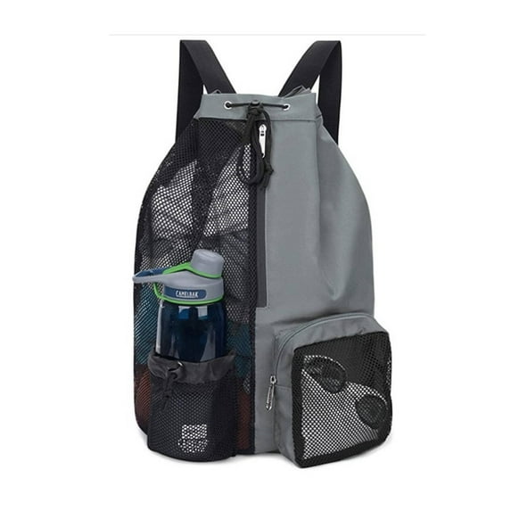 GASTROPOD Swim Bag,Multi-Purpose Mesh Backpack for Beach,Lightweight Sports Travel Backpack,Adjustable Waterproof College Backpack for Swim Gear