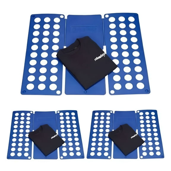 GASTROPOD T shirt Clothes Folder, Shirt Folding Board With Folds Any Garment And Space-Saving Design For Neat And Easy Laundry Organization (Blue)