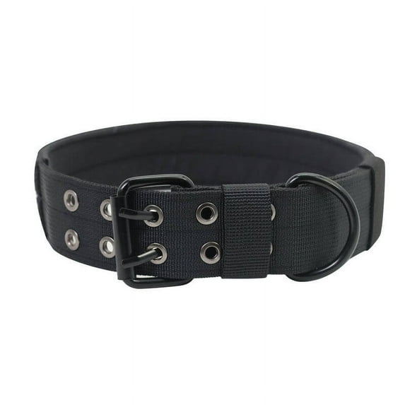GASTROPOD Tactical Dog Collar,Sparkling Decoration Effect Dog Training Collar,Exquisite Design Look Nylon Leash,Noble Buckle Style Dog Collar,