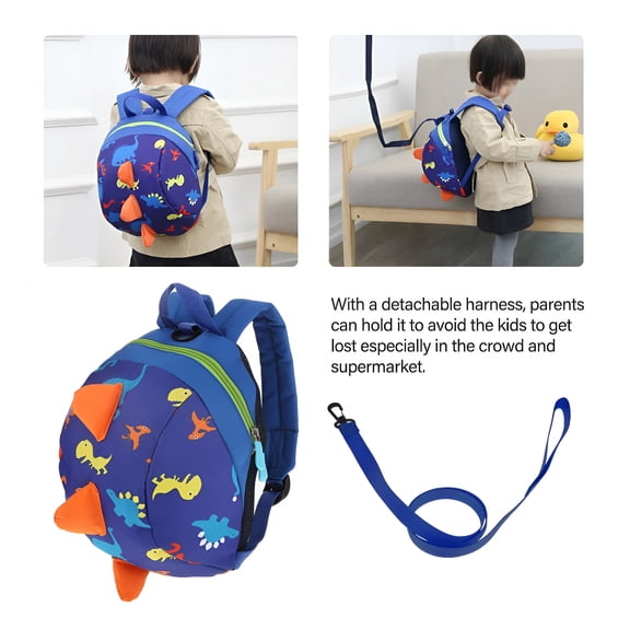 GASTROPOD Toddler Safety Harness Backpack with Leash, Dinosaur, Backpack Leash for Toddlers 1-3