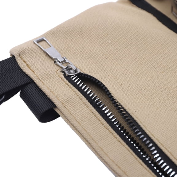 GASTROPOD Tool Organizer Roll Up Wrench Storage Pouch 5 Pockets Mechanics Wrap Bag Brown