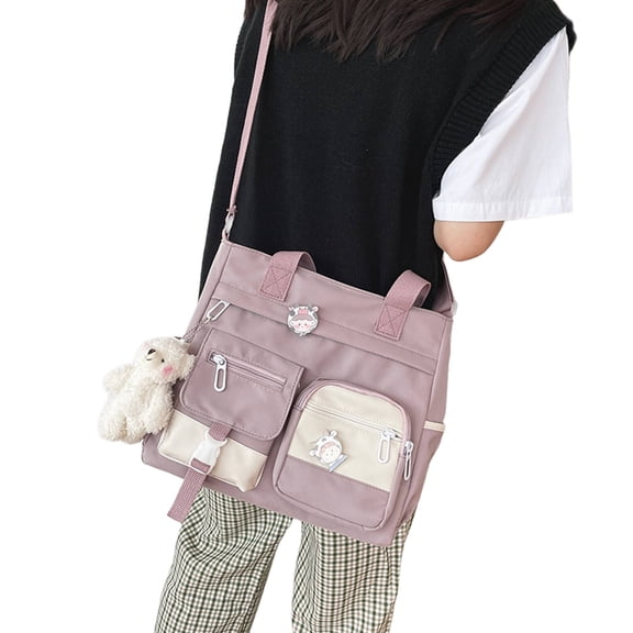 GASTROPOD Tote Bag High Cost-Performance Canvas Tote Bag Essential for Daily Outings Unique Personality Travel Backpack,Pink