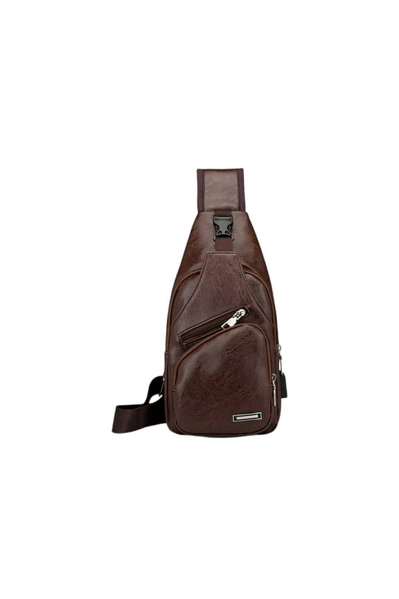 Tote Bag Professional Design Bolso Para Hombre High Cost-Performance Essential for Daily Outings Fanny Pack for Men,Dark Brown