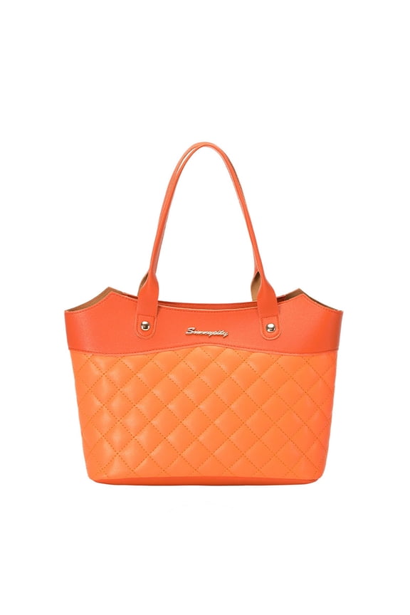 Tote Bag Spacious Interior Space Crossbody Bags for Women Lightweight and Portable Tote Bag for Women Orange