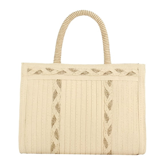 GASTROPOD Tote Handbag Women Summer Purse Straw Raffia Beach Bag Square Woven Large Crossbody Shoulder Boho Work Satchel