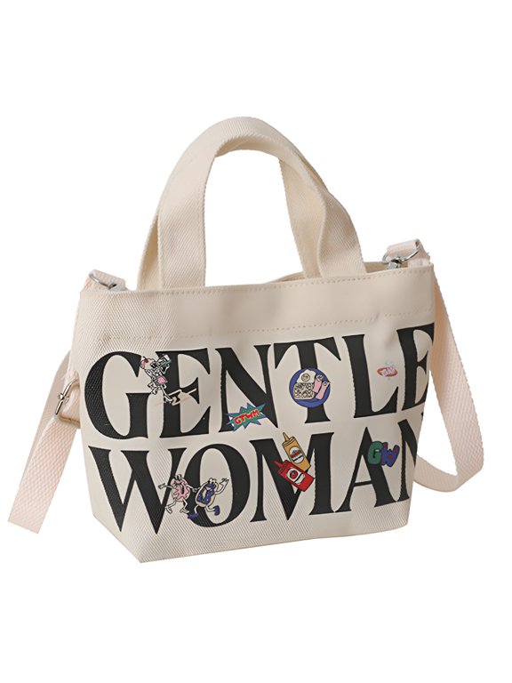 Travel Letter Printing Large Capacity Tote Bags Sling Bags Shoulder Bags Crossbody Bags Purse Wallets Makeup Lipstick Bags