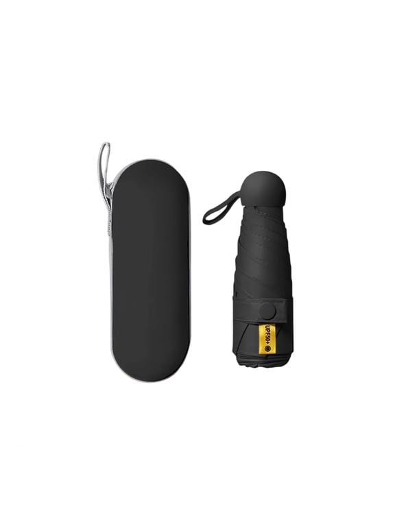 Travel Umbrella Portable Compact Umbrellas,Pocket Mini for Purse,Umbrellas for Uv Sun&Rain Small for Backpack,Umbrella with Case Folding for Kids Women