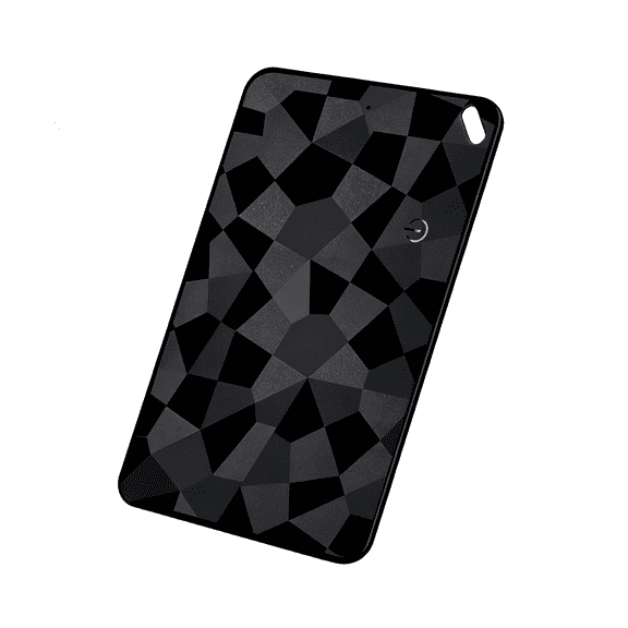 GASTROPOD Ultra-Thin Smart Tracking Card,Ios and Android Compatible,Bluetooth Wireless Rechargeable,Water Resistant,Wallet Finder with Geometric Black Design