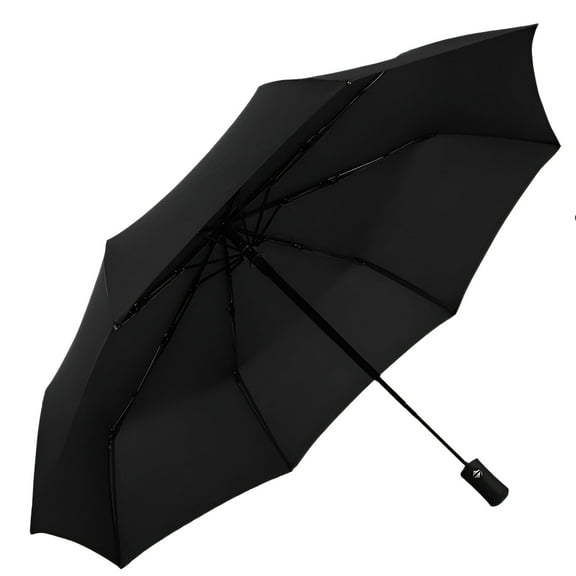 GASTROPOD Umbrellas for Rain,Eight Rib Frame Compact Umbrella,Wind-Resistant and Stable in Strong Winds Small Umbrella,Black