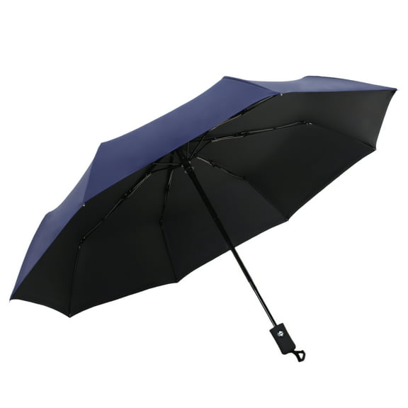 GASTROPOD Umbrellas for Rain Fiberglass Frame Totes Umbrellas Automatic Open Close Windproof Umbrella 98x54cm,Navy Blue