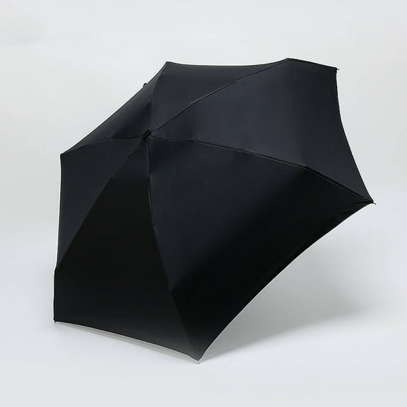 GASTROPOD Umbrellas for Rain Foldable Design Travel Umbrella UV Block Mini Umbrella 87x49cm,Black
