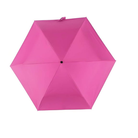 GASTROPOD Umbrellas for Rain Lightweight Compact Umbrella Aluminum Frame Travel Umbrella 87x49cm,Rose Red