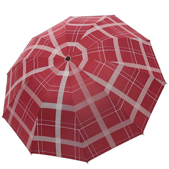 GASTROPOD Umbrellas for Rain,Ten Bone Structure Small Umbrella,Windproof and Stable Design Travel Umbrella,Red