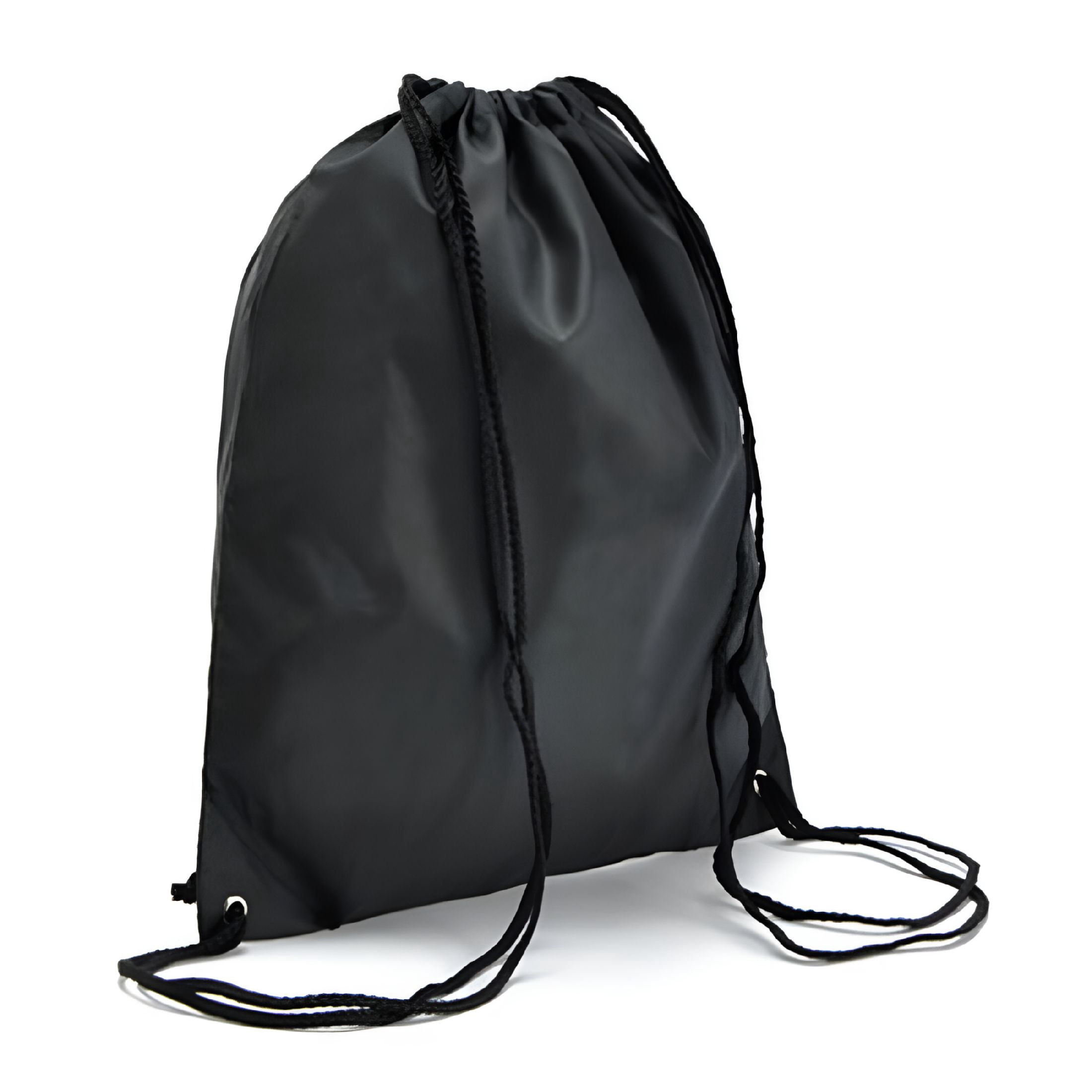 Black Drawstring String GASTROPOD Unisex Sports Waterproof Drawstring String Bag Backpack Pull ...