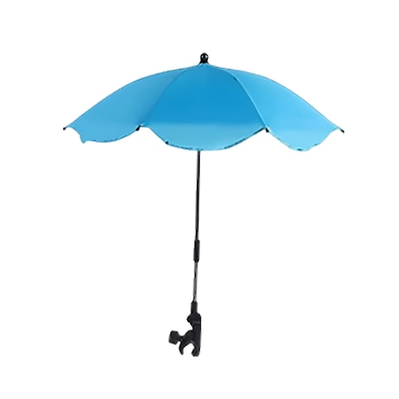 GASTROPOD Universal Chair Umbrella with Clamp, UPF 50 Sunshade Parasol for Beach, Stroller, Wagon