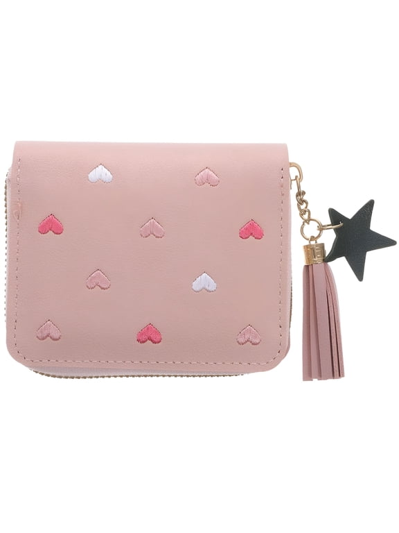 Wallet Cards Wallet Holder PU Pack Cartoon Girls Wallets Tri Mini Novelty Billfold Girls Little Fold Kids
