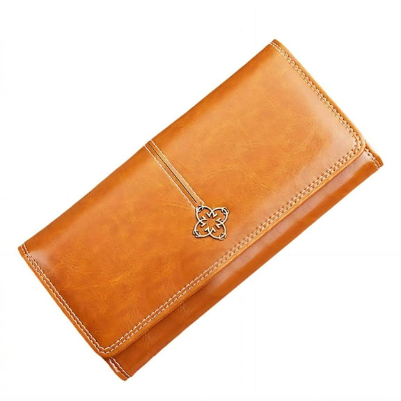 GASTROPOD Wallet Women,Eftless Elegance Ladies Wallet,Combines Style and Function Card Holder for Women,Brown