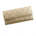 thumbnail image 1 of GASTROPOD Wallet Women,Soft and Structured Design Rfid Wallet Women,Comtable to Carry Card Holder for Women,Gold, 1 of 1