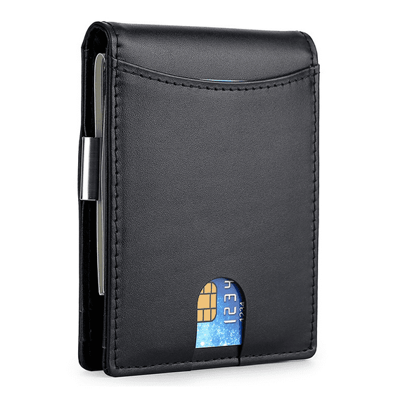 GASTROPOD Wallet for Men,Sleek Mens Minimalist Wallet,Compact Small Wallet for Men with Stylish Design,Black