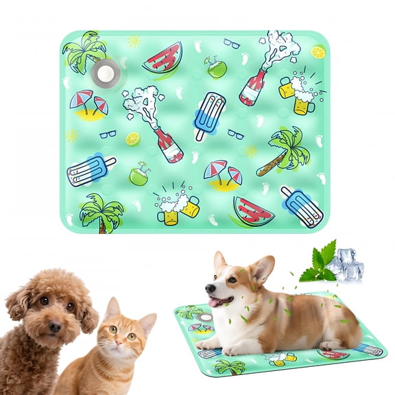 GASTROPOD Water-Fillable Pet Cooling Mat,Washable Gel Cooling Mat for Dogs and Cats Indoor Outdoor,Reusable Chill Pad Suitable for All Pets