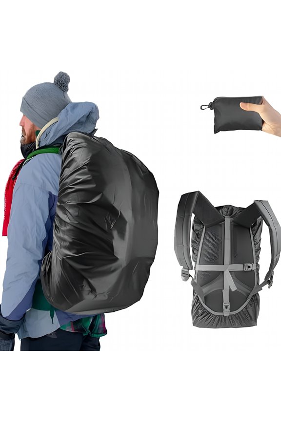 Waterproof 20 L Backpack Rain Cover, Black