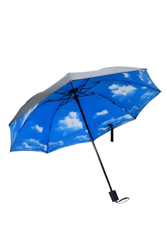 Windproof Umbrella Pocket Parasol Mini Automatic Female Rain Umbrella Foldable Anti-UV Windproof Vinyl