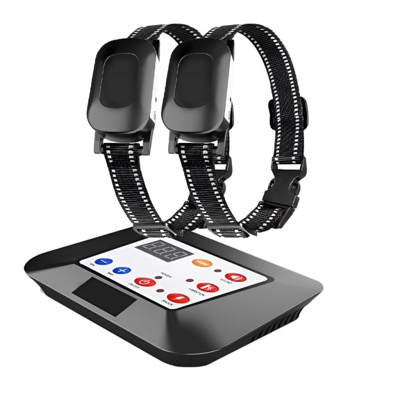 GASTROPOD Wireless Dog Fence System with Remote - Electric Shock,Vibration,Beep Training Collar - Real-Time Boundary Control,Adjustable,Usb Rechargeable - for All Dogs,Ideal for Indoor/Outdoor Use