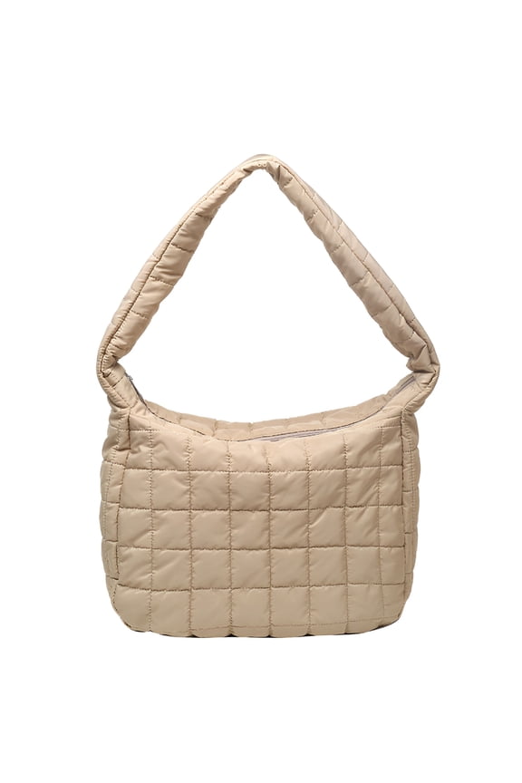 Women Puffer Bag Crossbody Bag Quilted Bags Luxury Shoulder Bag Tote Top Handle Bags Puffy Shoulder Bag for Autumn Winter Puffer Tote Bag for Women