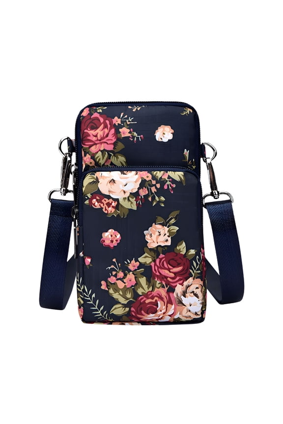 Women'S Faux Leather Mini Crossbody Handbag,Black Mini Purse