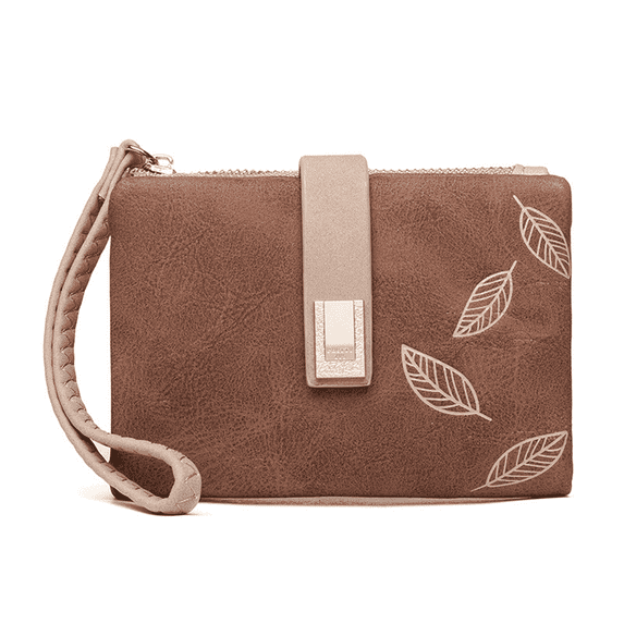 GASTROPOD Women's Wallet,Compact PU Card Holder for On-the-Go Use,RFID Protection Small Purses with Zippered Coin Pocket