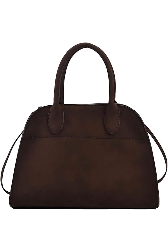 Womens Suede Tote Bag, Faux Leather Tote Bag for Women Vintage Top Handle Bag Fashion Retro Shoulder Satchel Bag