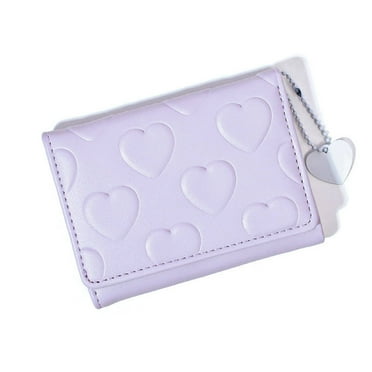 GASTROPOD Womens Wallet,Heart Embossed Card Holder Organizer,Slim Snap Closure Small Purses for Women